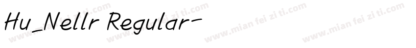 Hu_Nellr Regular字体转换